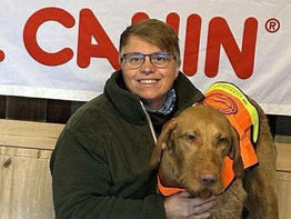 Ziva med 3AK på skogsfuglprøve!