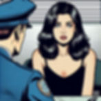 a woman in an interrogation room showing how to Handle Police Interrogations in Canada