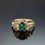 תמונה ממוזערת: Yellow gold ring with ethnic decoration and chrome diopside stone