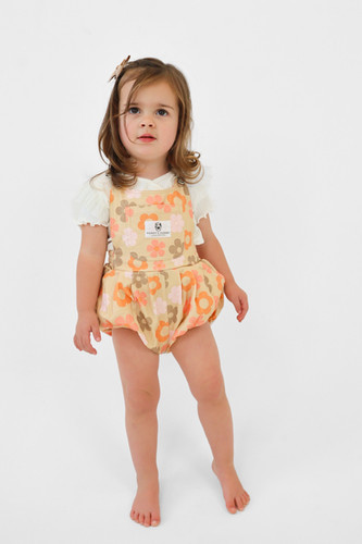 Autumn Beige floral Bloomers | LAZYDAZE
