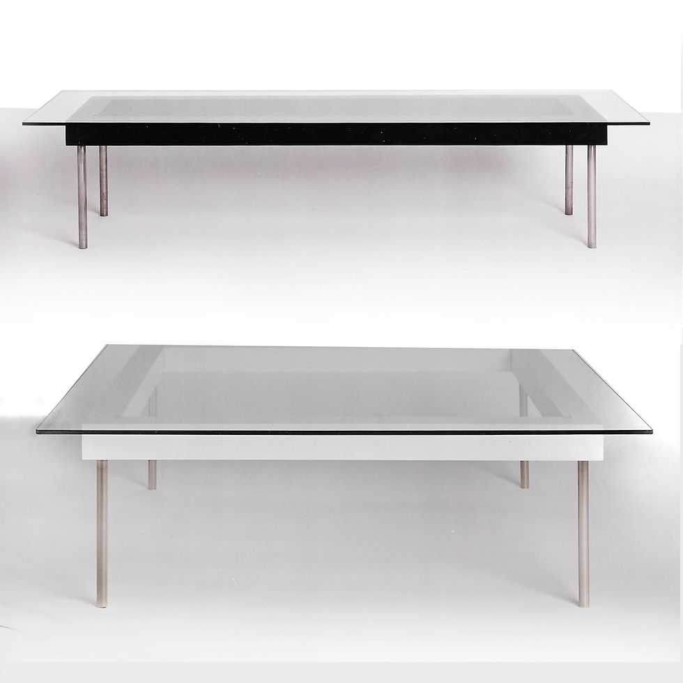 Jean-Louis Guinochet - DEUX GRANDES TABLES BASSES "LEWITT"