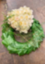 Grøn krans med hjerte - GK4