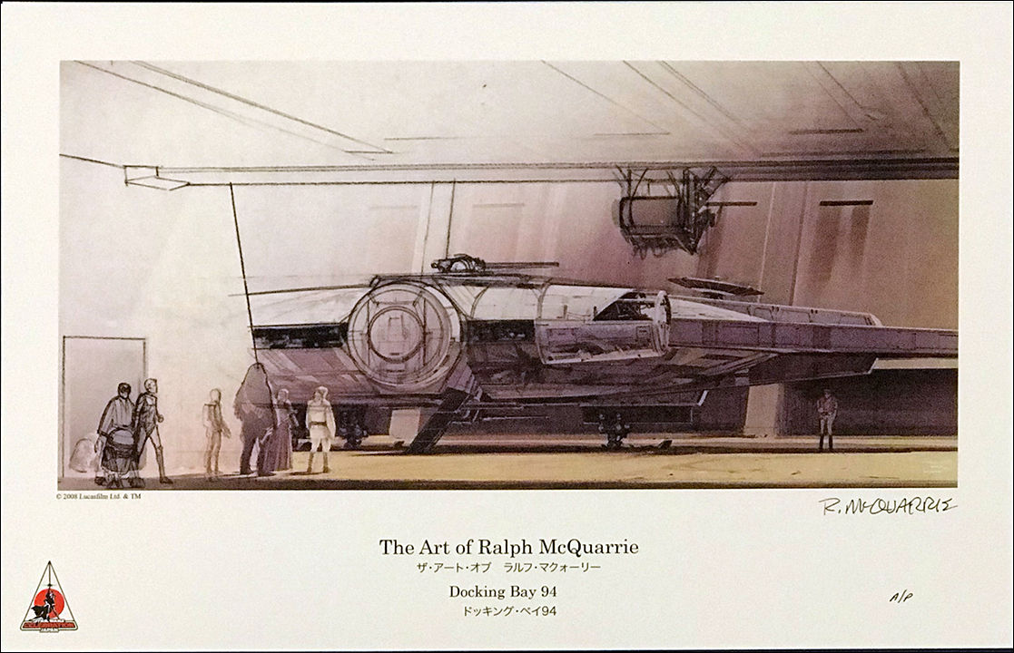 Star Wars Celebration Japan Exclusive (2008) Docking Bay 94 Print