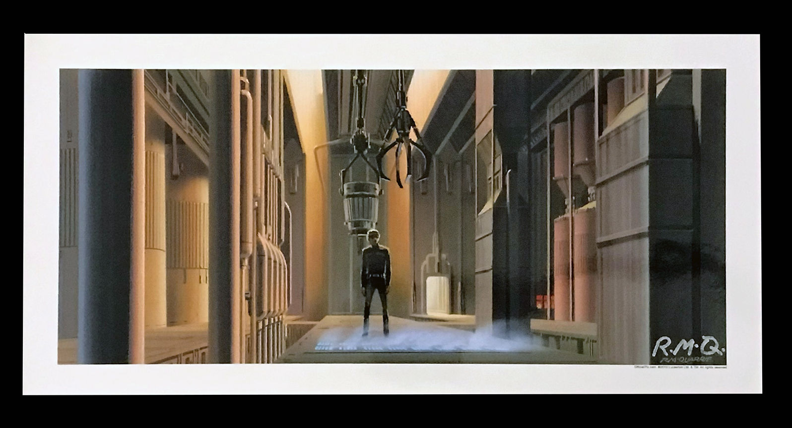 SW Celebration V ESB signed Metallix Luke in Cloud City print (02)