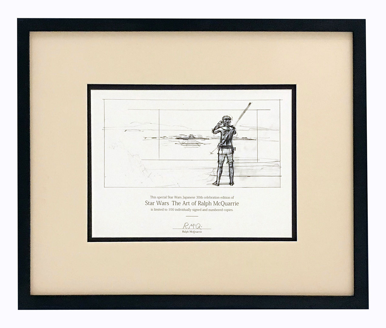 Japanese Star Wars Art of RMcQ Framed Signed Limitation Page (Frame 2)