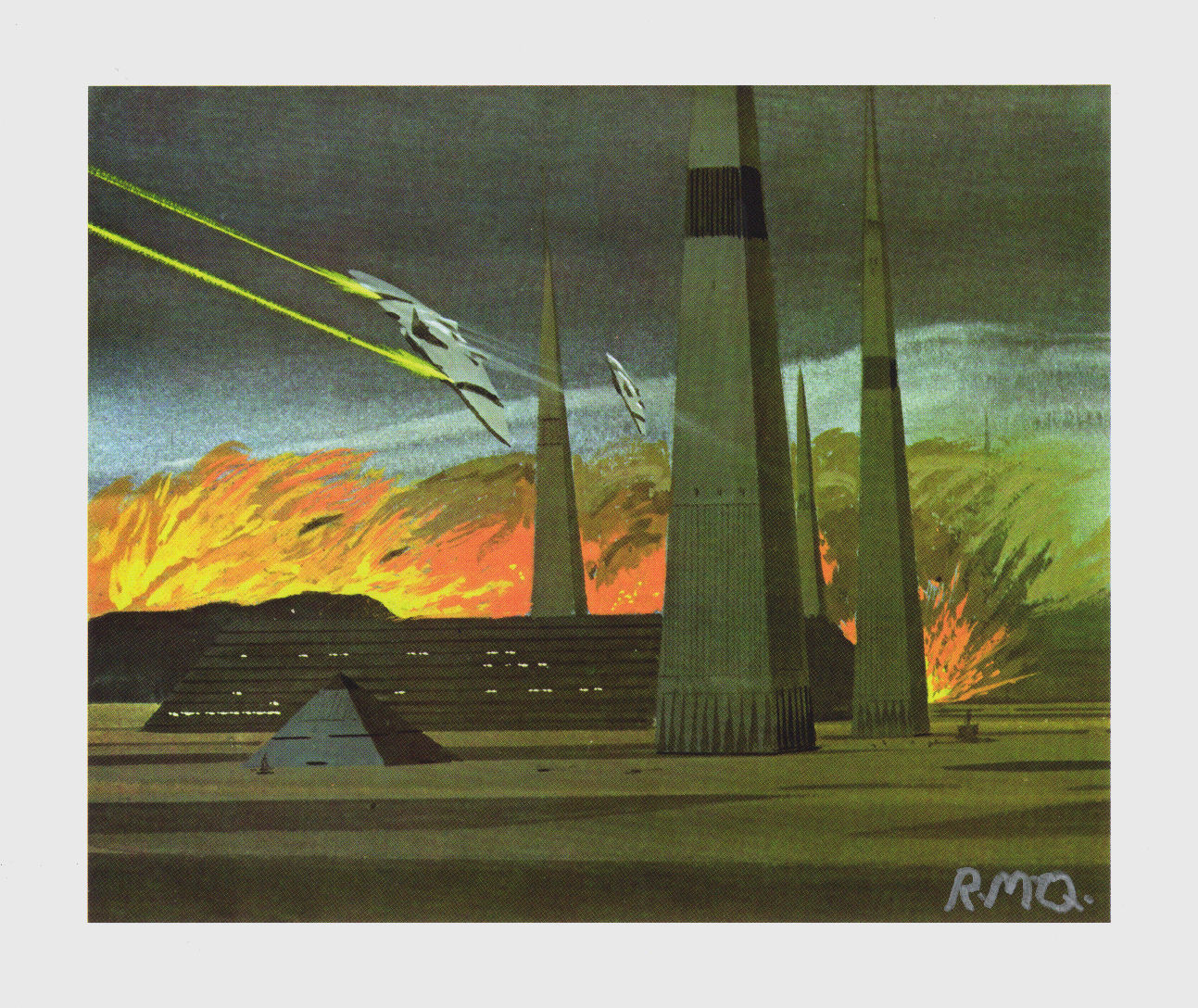 Battlestar Galactica Signed Portfolio Proof Print (013)