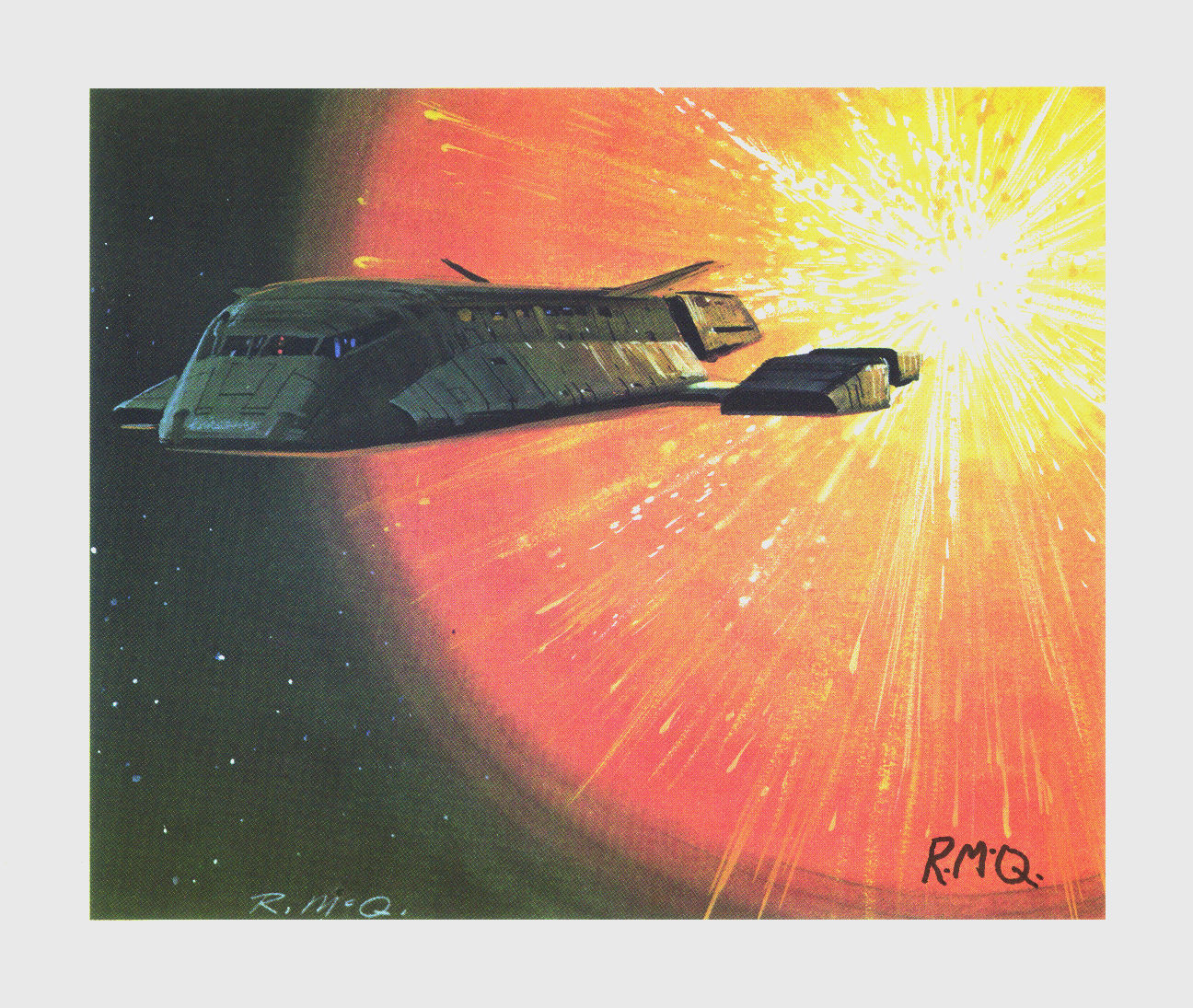 Battlestar Galactica Signed Portfolio Proof Print (011)