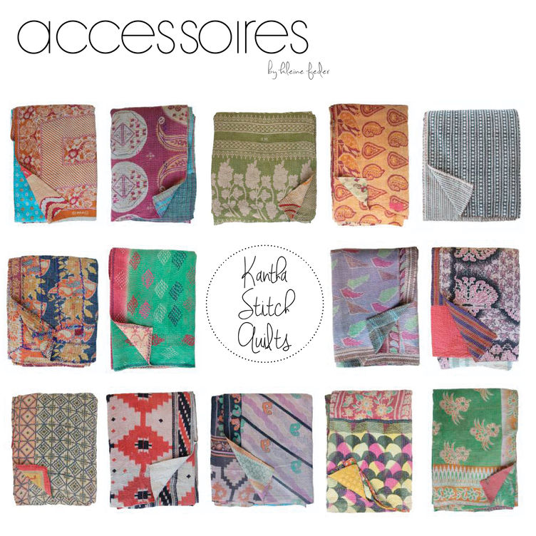 VINTAGE KANTHA QUILTS