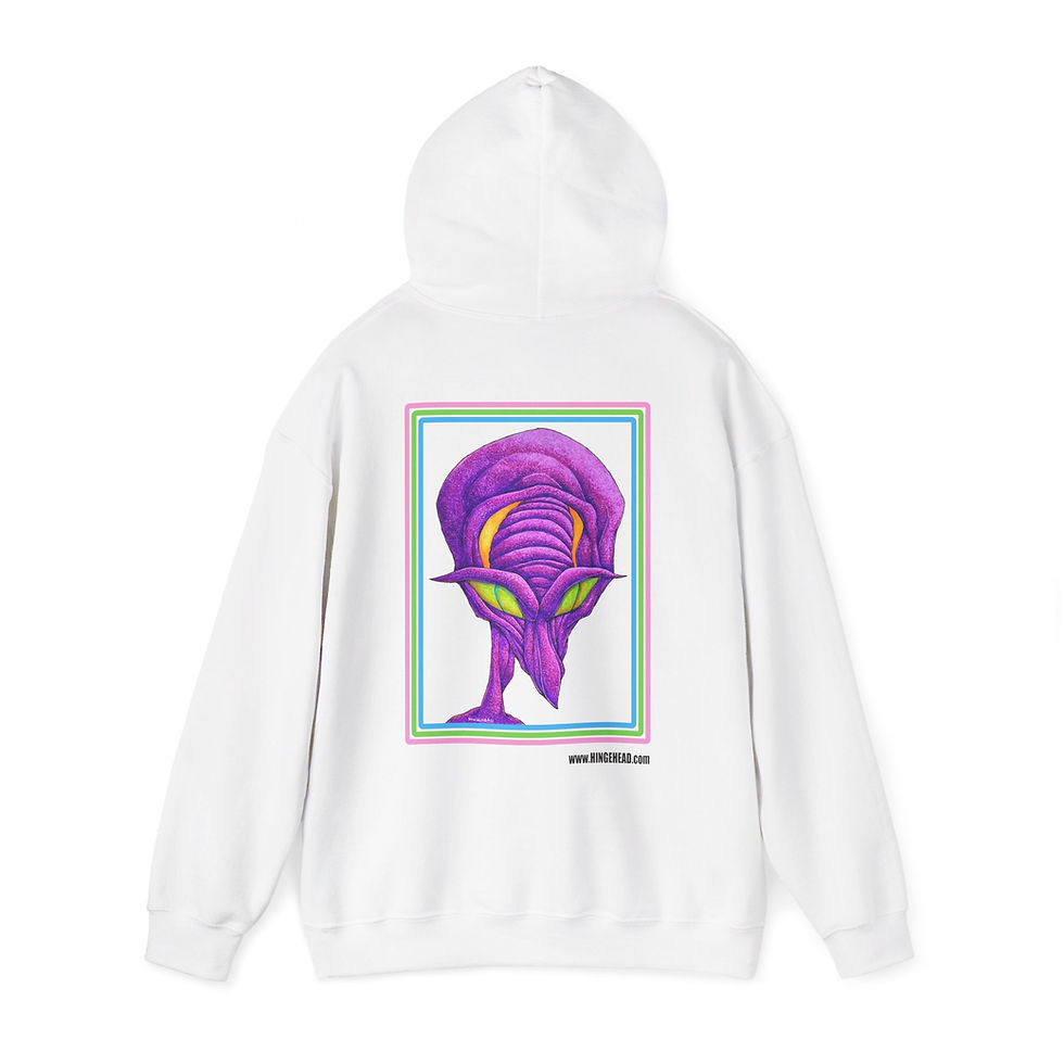 Thumbnail: Purple Alien with Retro Border