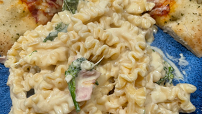Cheesy ham & broccoli pasta