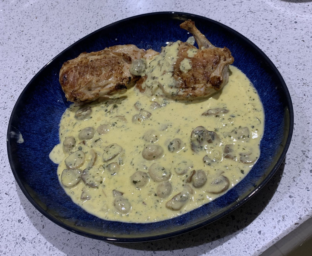 Creamy Garlic Mushroom Sauce
