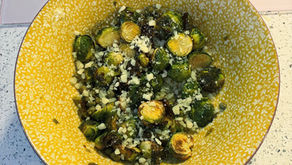 Charred Lemon Caper Sprouts