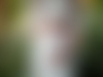 A pregnant woman's torso wearing a white dress and holding her belly