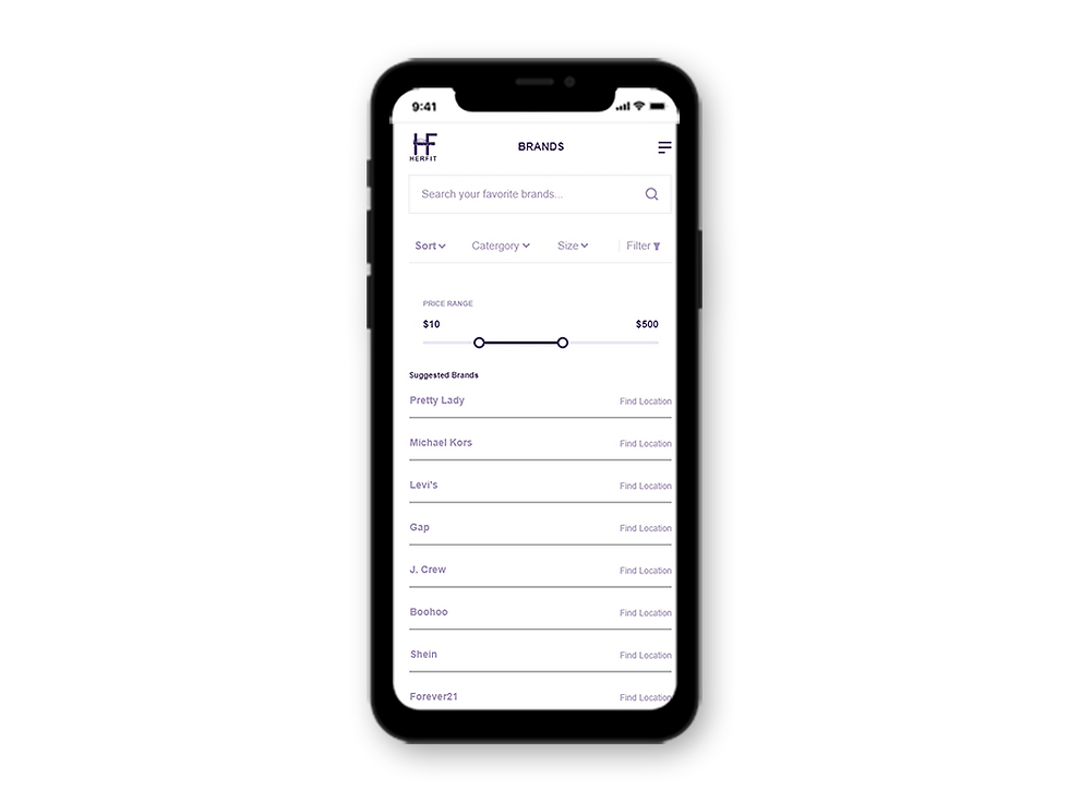 Brand Screen