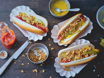 Het voorbereiden van Hot Dogs
