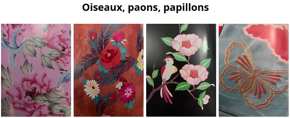 motif kimono printemps 2