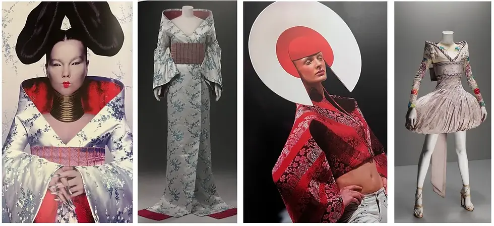 inspiration kimono Alexandre McQueen