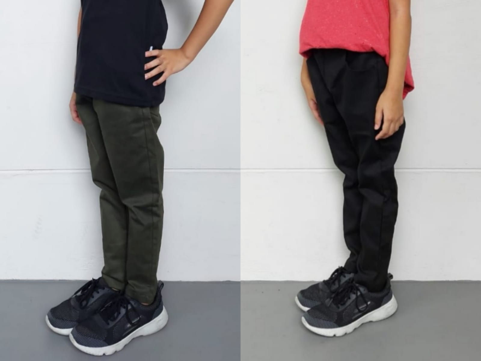 Duo Pack Kids Slim Fit(Olive/Black)