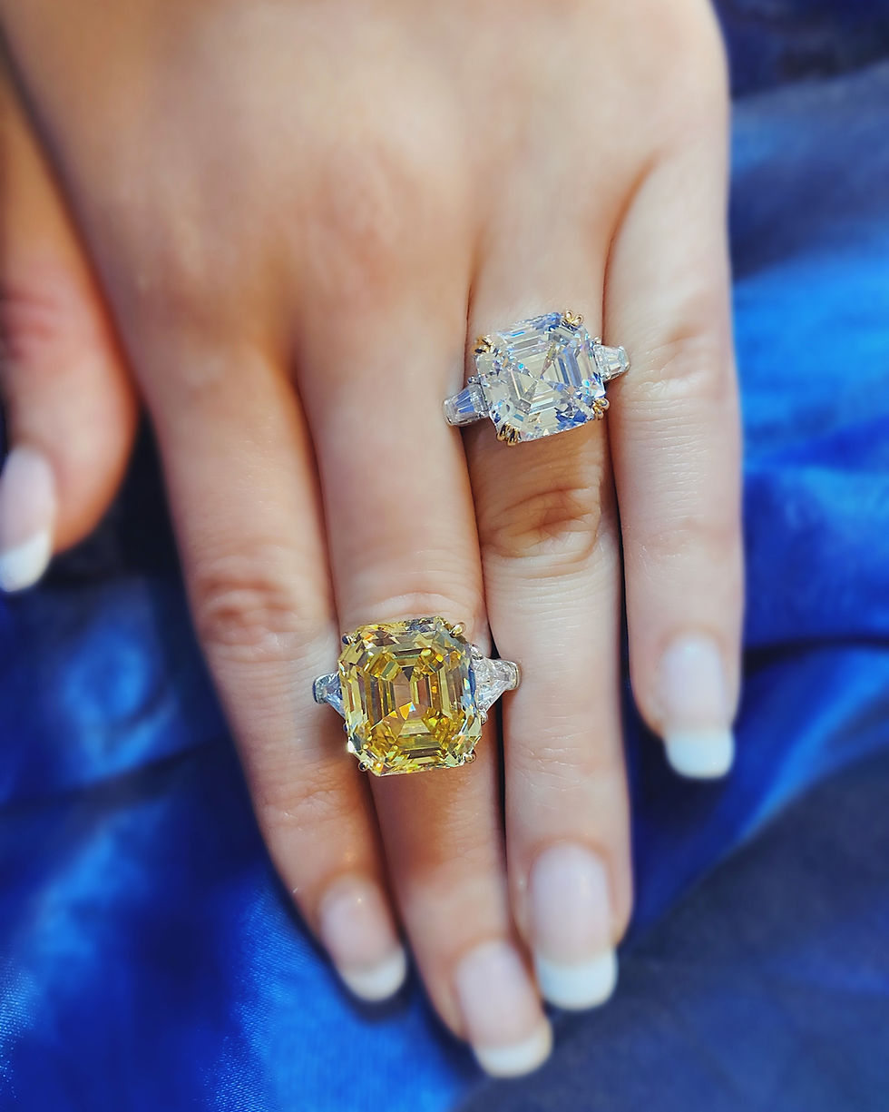 Thumbnail: The Charlotte Ring -  8 Carat Fancy Canary