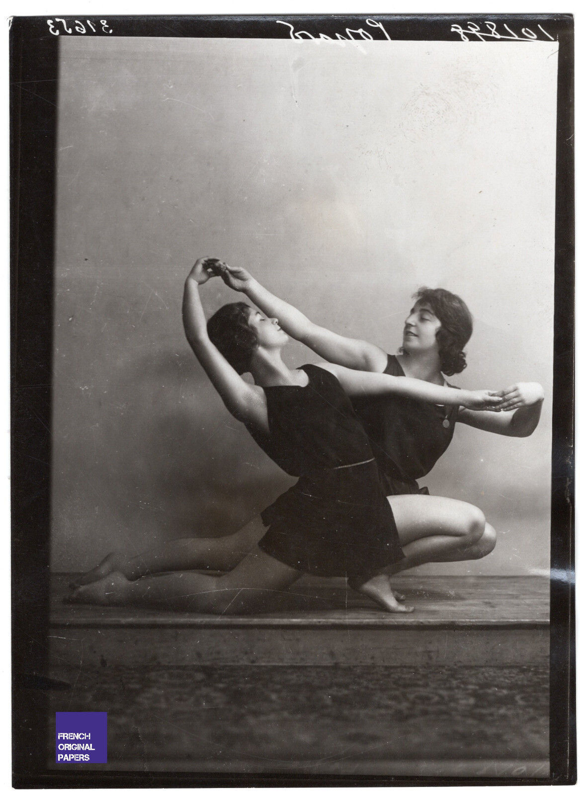 Irène Popar - PHOTO Henri Manuel 18x13CM 1941 Art Danse danseuse école Deco