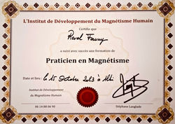 Diplome magnetisme stephane langlade