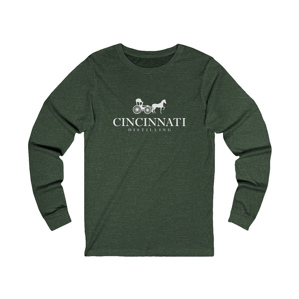 Thumbnail: Cincinnati Distilling - Unisex Jersey Long Sleeve Tee