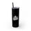 Thumbnail: Red & Black Shall Reign + Cincy Reigns - Skinny Tumbler with Straw, 20oz
