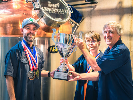 Cincinnati Distilling named Grand National Champion at the US Open Whiskey Championship