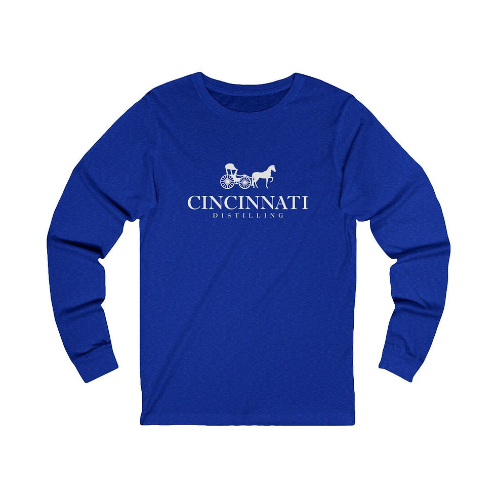 Thumbnail: Cincinnati Distilling - Unisex Jersey Long Sleeve Tee