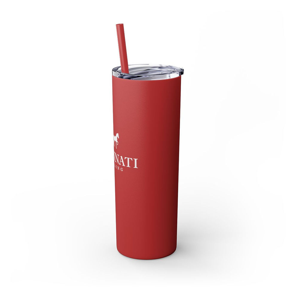 Thumbnail: Cincinnati Distilling - Skinny Tumbler with Straw, 20oz