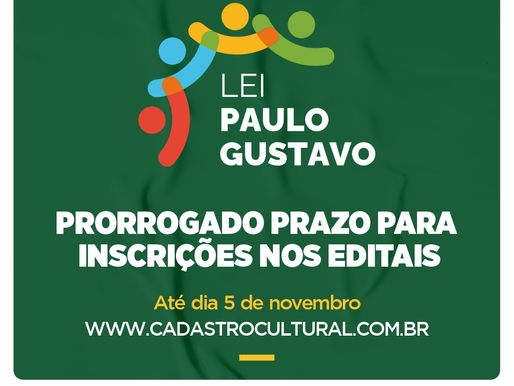 Prefeitura prorroga prazo para Inscrições dos Editais da Lei Paulo Gustavo em Ilhabela