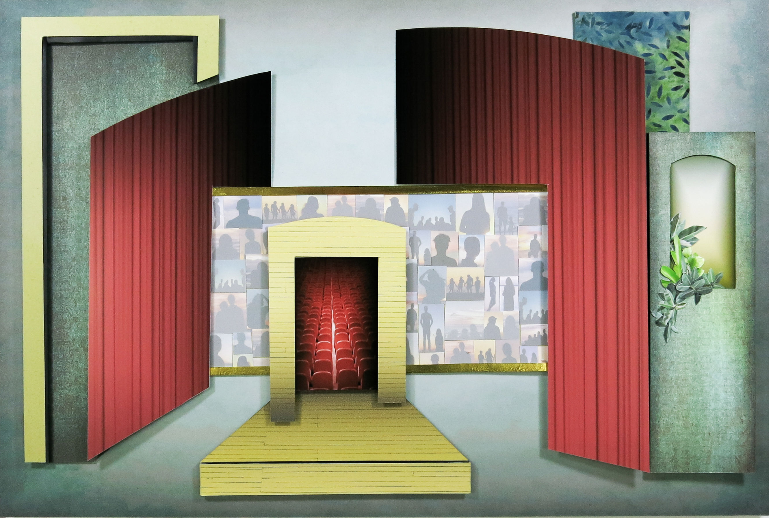 Center Stage #1  16.25"Hx22.25"Wx1.5"D