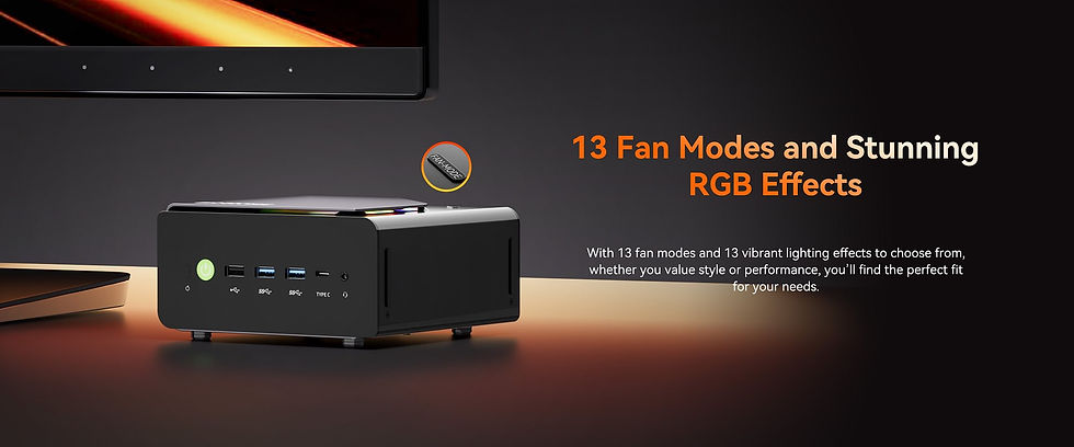 Thumbnail: GMKtec K12 Mini PC AMD Ryzen7 H 255 (Upgraded 8745HS) Oculink Support DDR5 NO RA