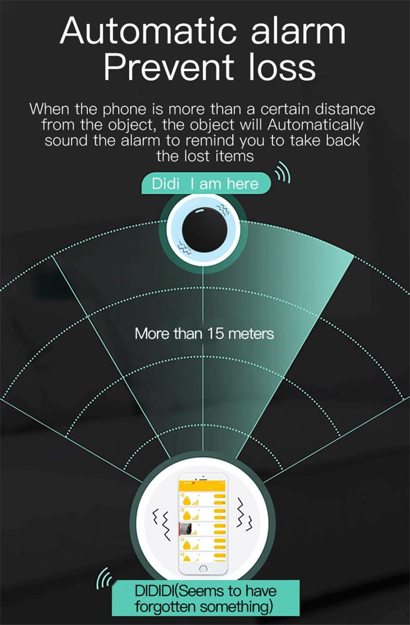 Thumbnail: New Mini GPS Tracker Bluetooth 5.0 Anti-Lost GPS Device Car Tracking IOS Android