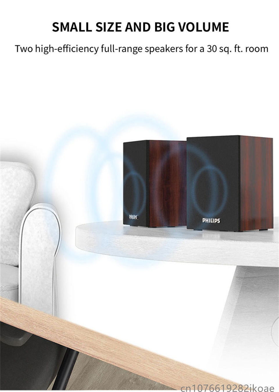 Thumbnail: Philips SPA20 Speaker Bluetooth with 360 degree Surround Sound Bluetooth Wireles