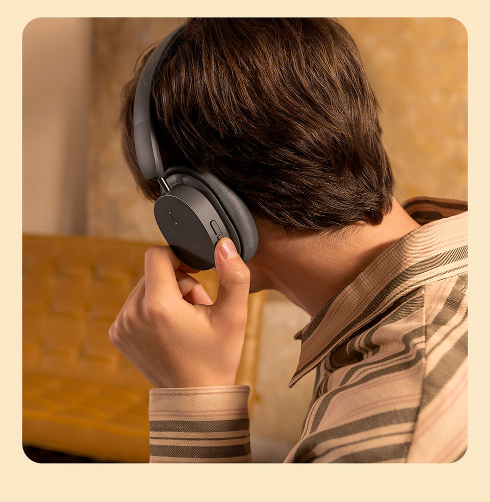Thumbnail: Baseus Wireless Headphones Bluetooth 5.3 HIFI Level Earphone 40mm Driver Foldabl