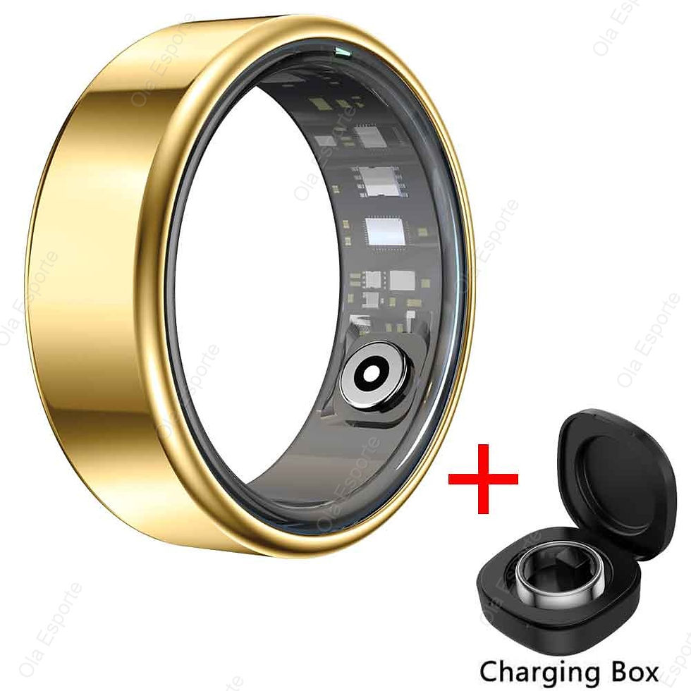 Thumbnail: Smart Ring Newest Intelligent Wearable Device For Men Women Bluetooth Heart Rate