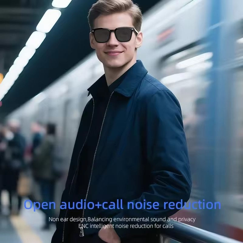 Thumbnail: Lenovo AI Smart Glasses AI Translation 8MP HD Camera 4K Shooting Image Bluetooth