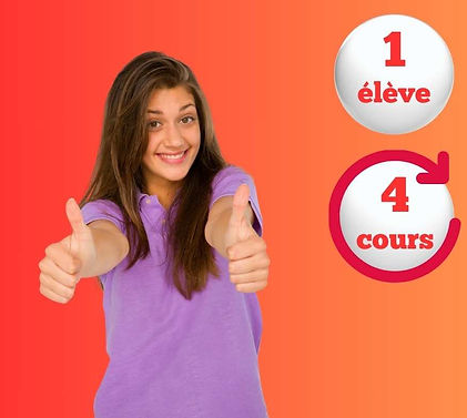 Cours d'appui individuel hebdomadaire