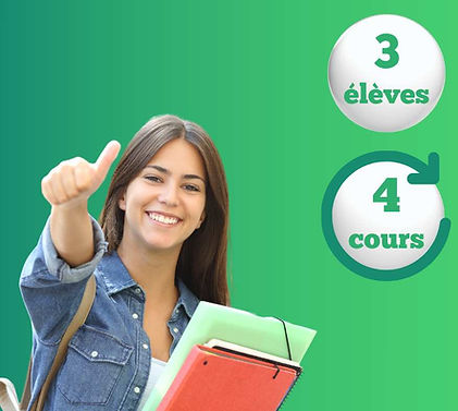 Cours d'appui semi-privé hebdomadaire