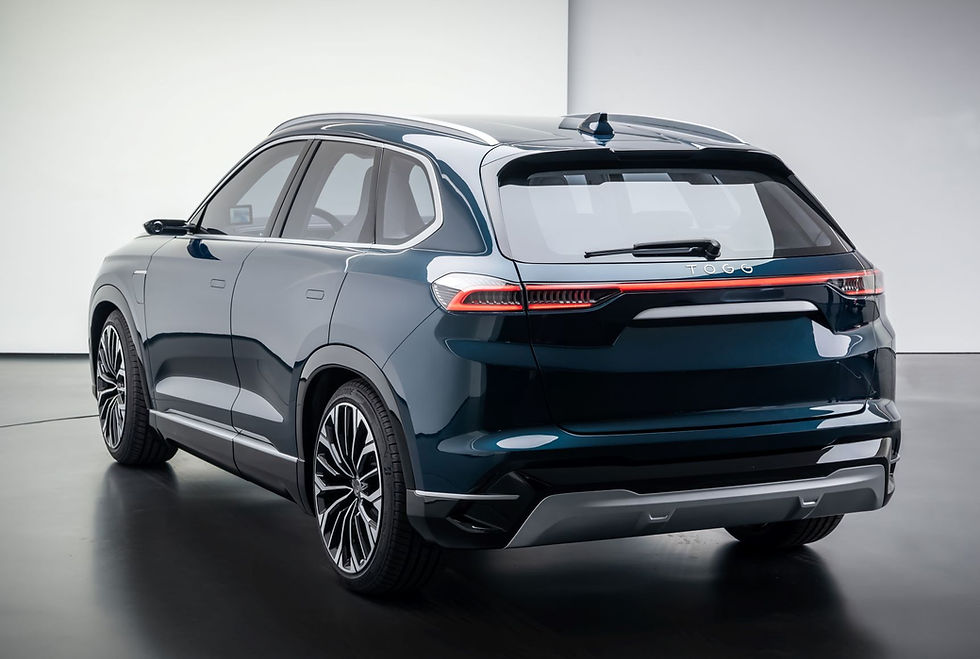 Rear of TOGG electric SUV