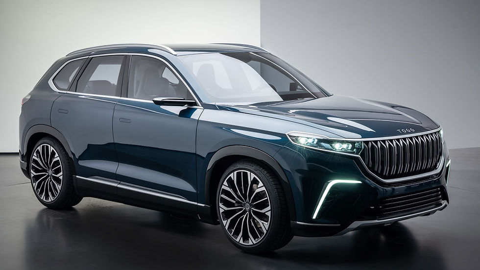 side profile of electric SUV by TOGG
