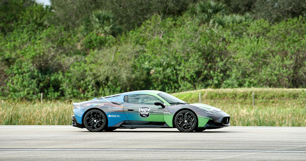 High Speed test of Autonomous MC20 Maserati