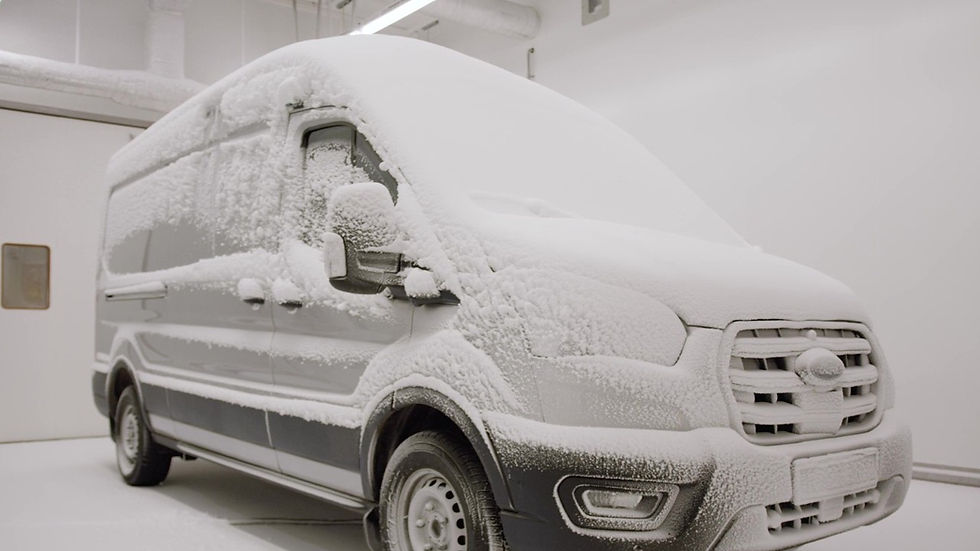 Ford Transit in extreme testing