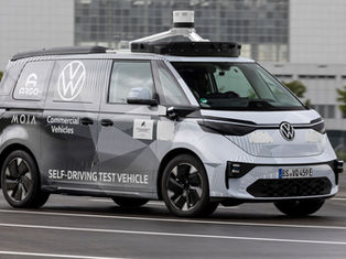 Volkswagen Commercial Vehicles, Argo AI and MOIA show first ID.BUZZ prototype for autonomous driving