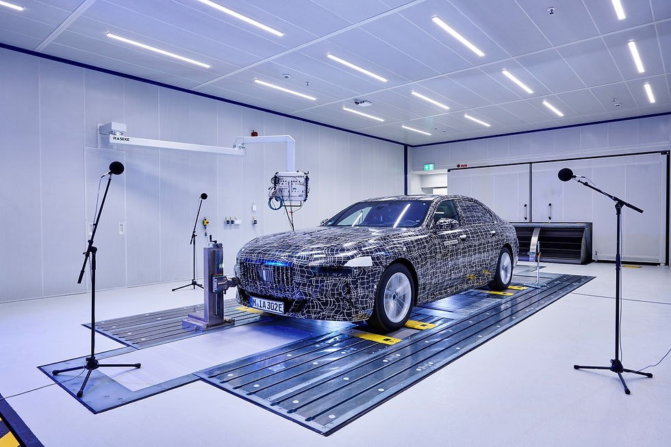 Car under test, automotive testing