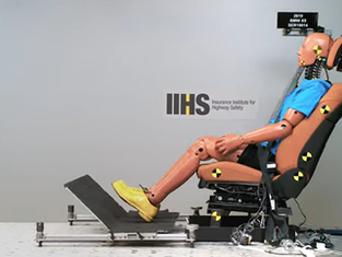 New Head Restraint With Inbuilt Rear Sensor System Tested by IIHS