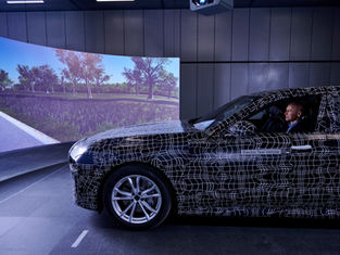 Acoustic Testing Carried out on the BMW i7 at the New BMW FIZ-North Test Facility.