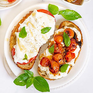 Burrata Bruschetta