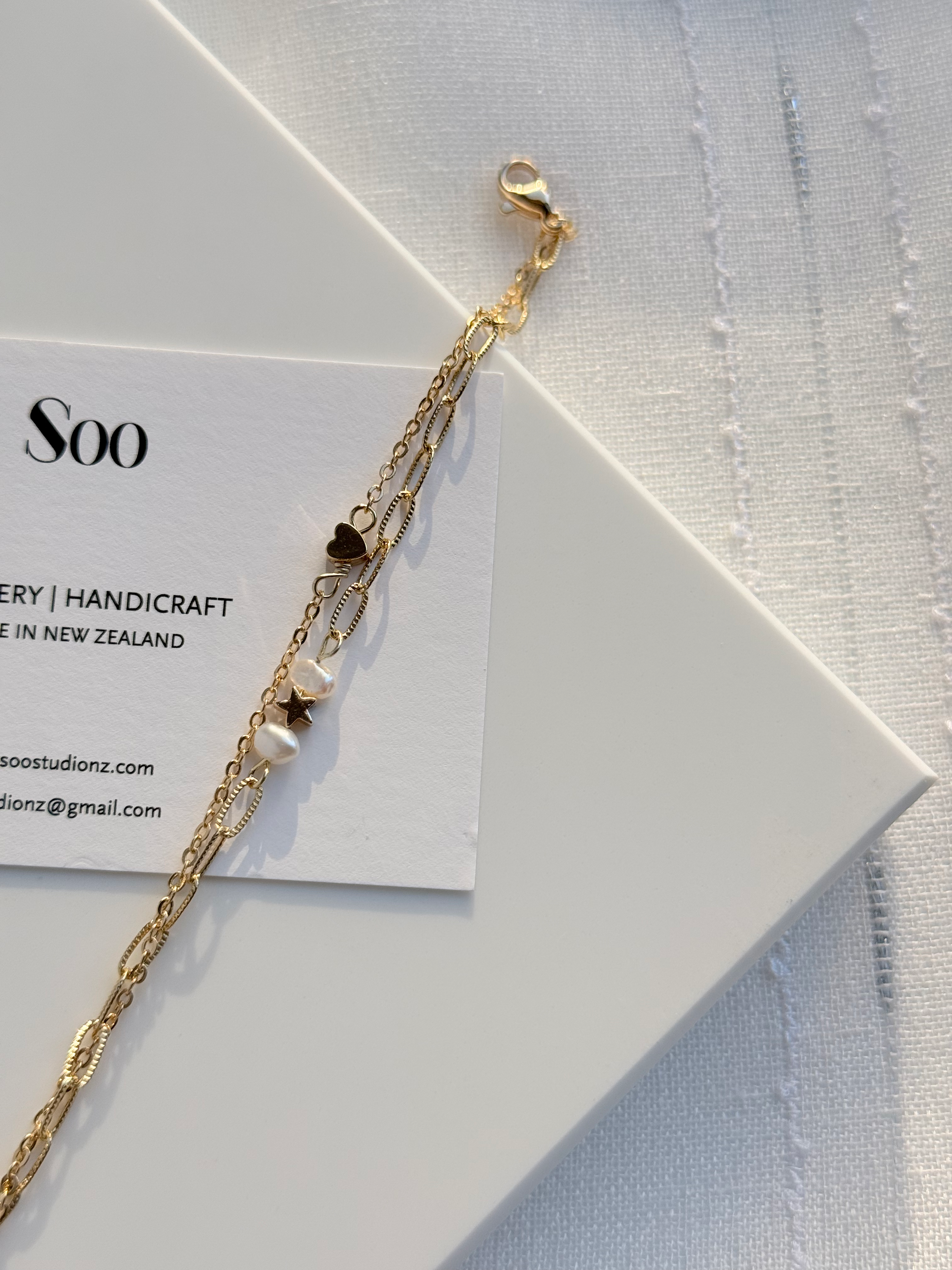 Celestial Start Gold Bracelet